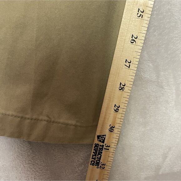 George 34x32 Taupe Khakis Comfort Stretch Waist Men Casual Pant - Picture 7 of 9